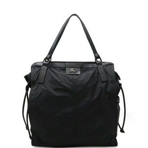 Burberry Nylon Black Tote Bag